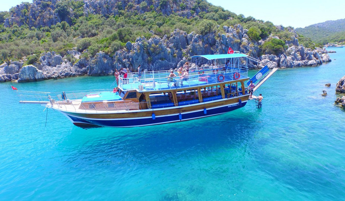 Boat-yacht tour / Blue Cruise || Tuğra Suit Hotel Alanya